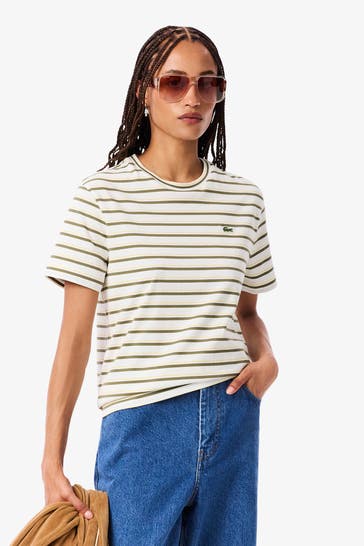 LACOSTE T-Shirt gestreift