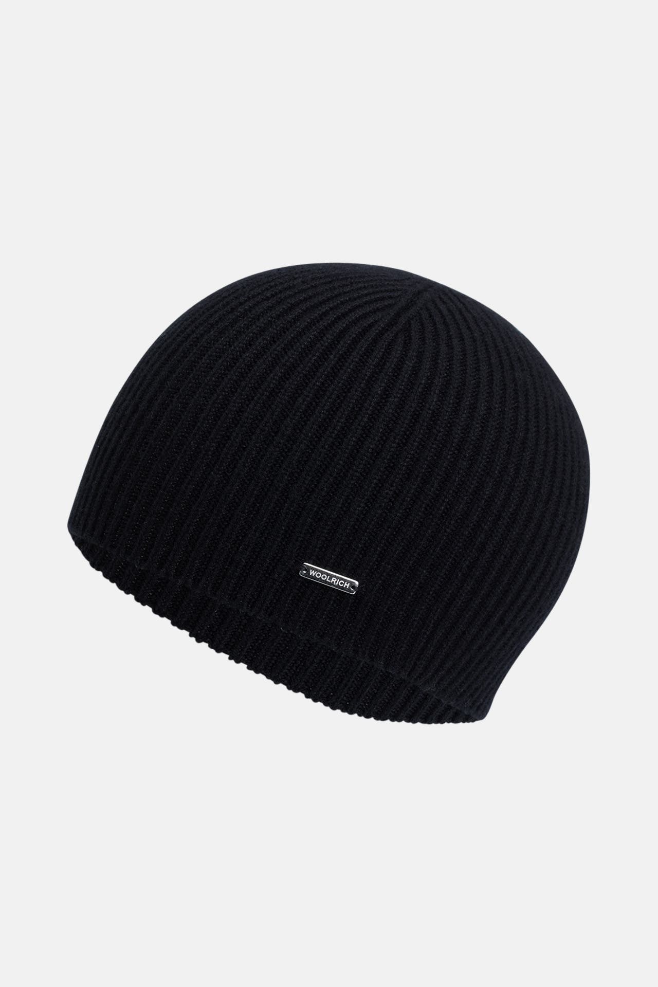 WOOLRICH Strickmütze schwarz, Bild 1