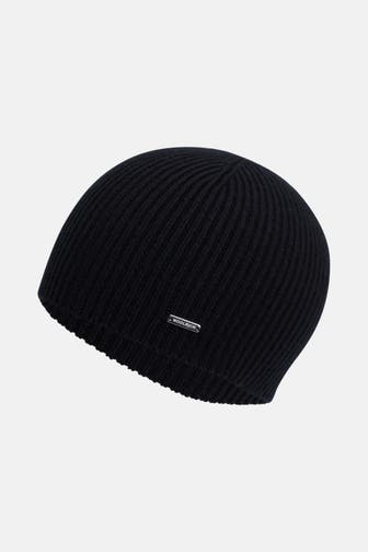 WOOLRICH Strickmütze schwarz