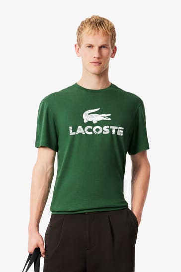 LACOSTE T-Shirt dunkelgrün