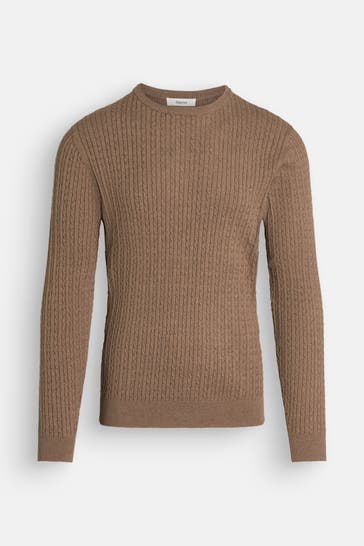 SELECTED Strickpullover braun