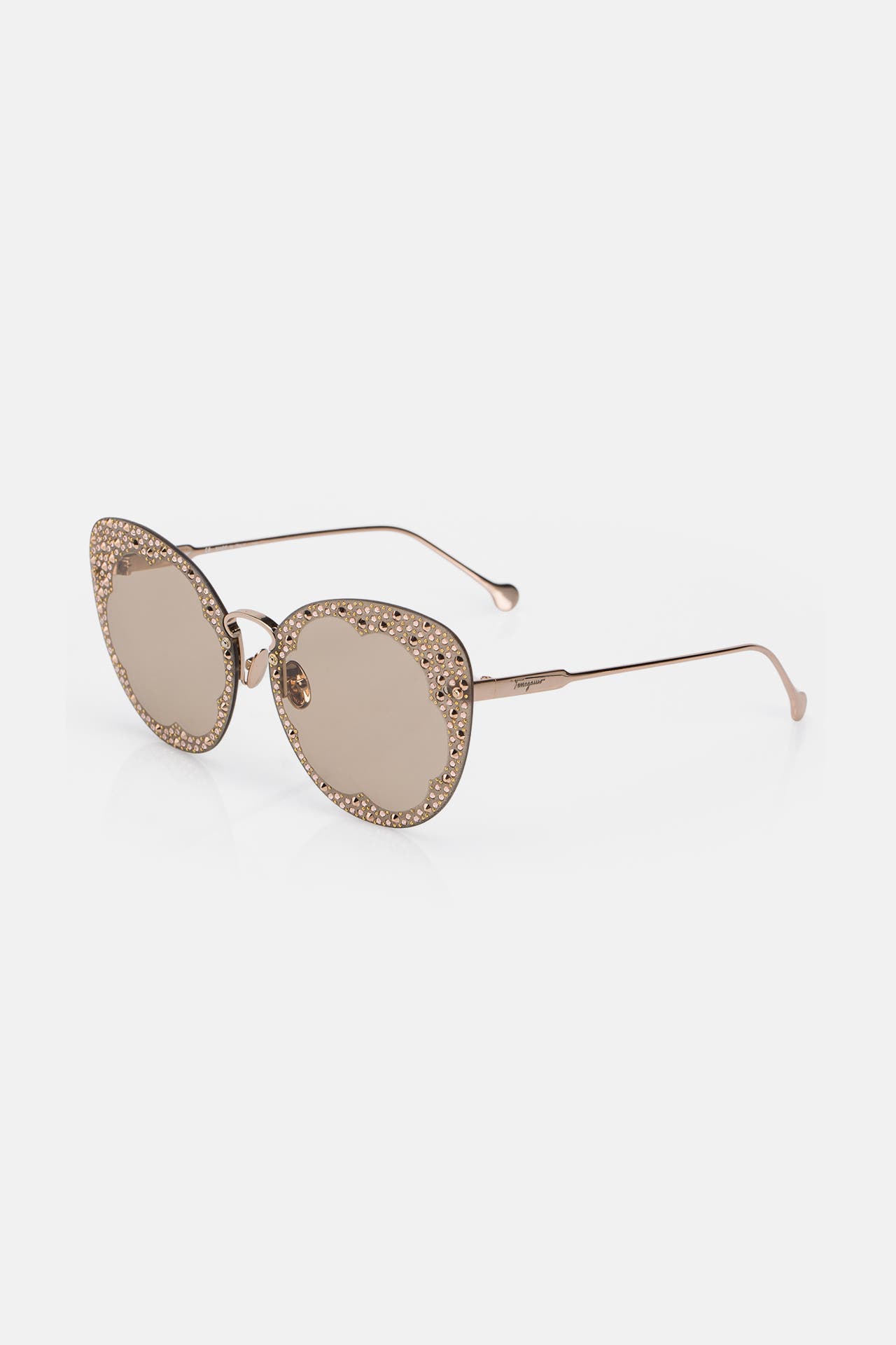 FERRAGAMO Sonnenbrille rosegold, Bild 1