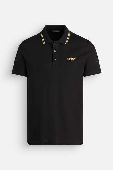VERSACE - Polo-Shirt schwarz