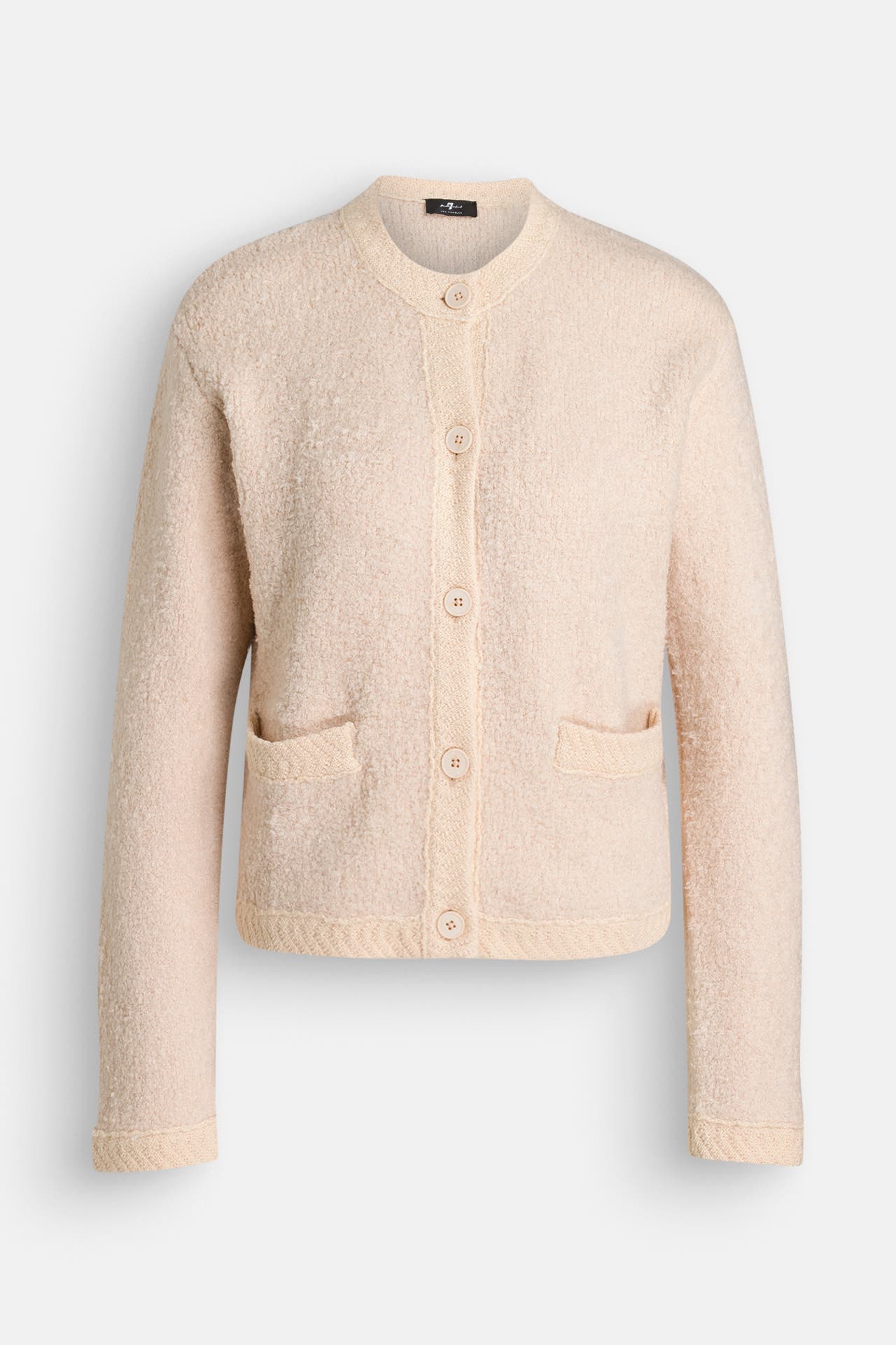 7 FOR ALL MANKIND Strickjacke beige, Bild 1