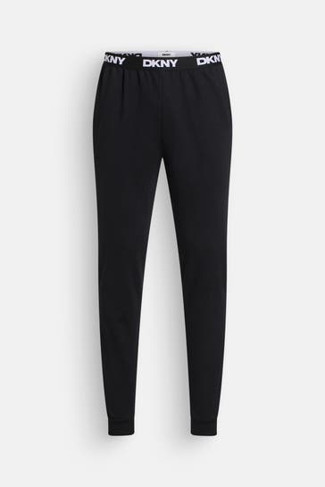DKNY Loungehose 'Eagles' schwarz