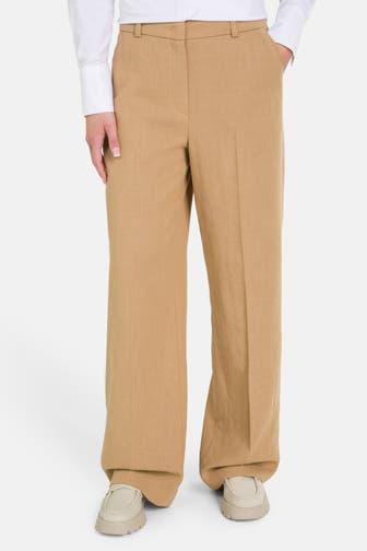 RIANI Stoffhose hellbraun