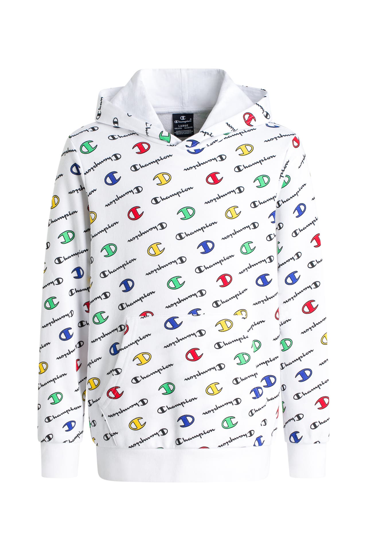 White champion hoodie sale on sale