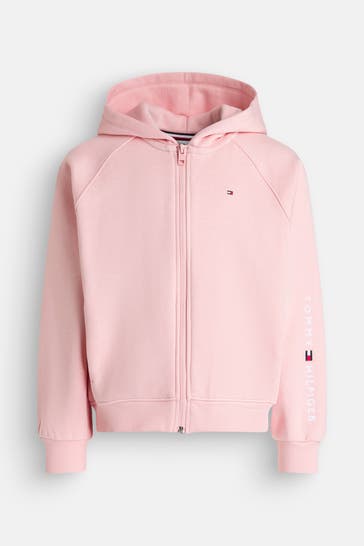 TOMMY HILFIGER Sweatjacke rosa