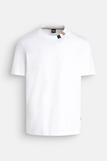 BOSS - T-Shirt 'Tiburt' weiß