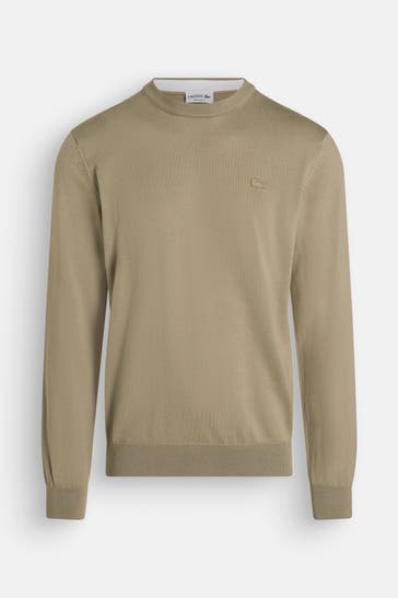 LACOSTE Wollpullover khaki