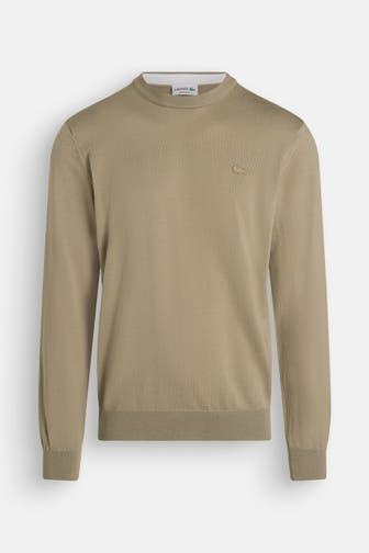 LACOSTE Wollpullover khaki