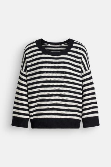 (THE MERCER) N.Y. Kaschmirpullover gestreift
