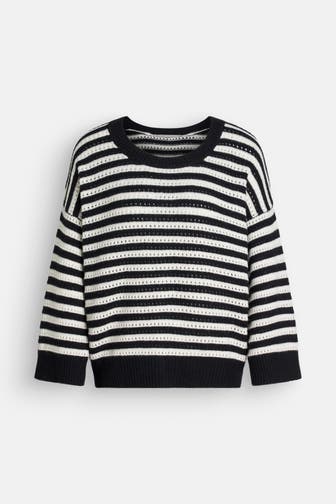 (THE MERCER) N.Y. Kaschmirpullover gestreift