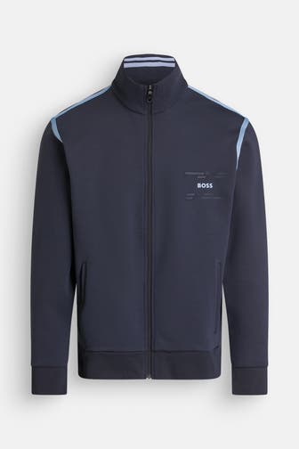 BOSS GREEN Sweatjacke 'Skaz' navy