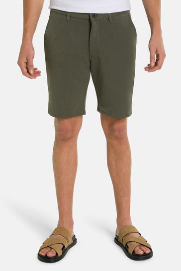 !SOLID Chino-Shorts oliv