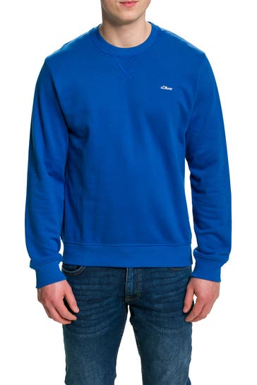S.OLIVER Sweatshirt azurblau