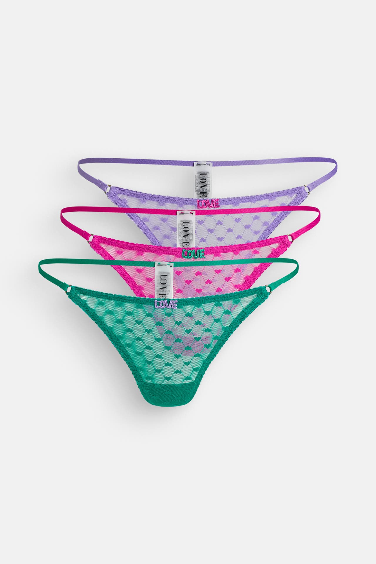 LOVE STORIES 3er-Pack Strings 'Spice' mehrfarbig, Bild 1