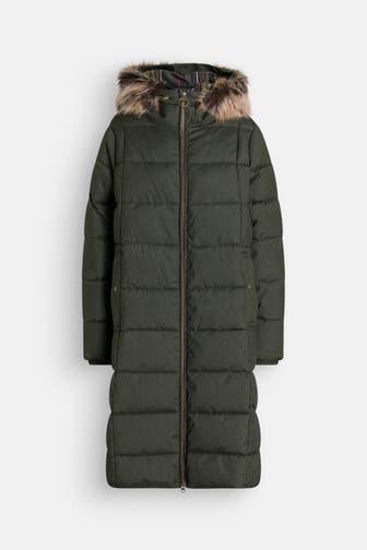 BARBOUR Steppmantel 'Marjoram' dunkelgrün