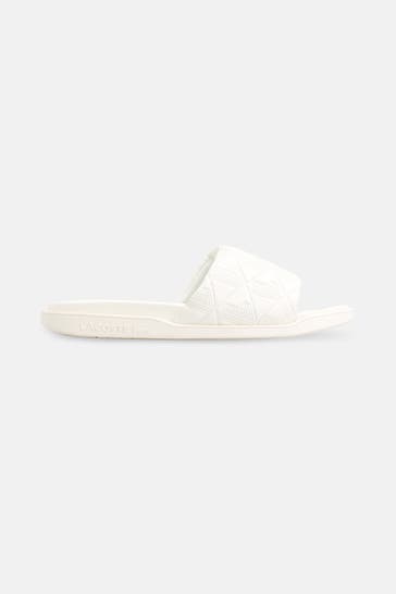 LACOSTE Slides weiß
