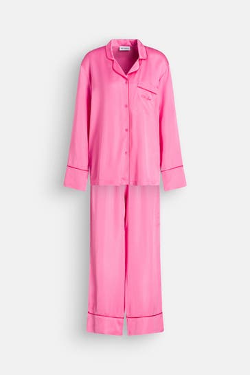 OH APRIL Satin-Pyjama 'Feja' pink