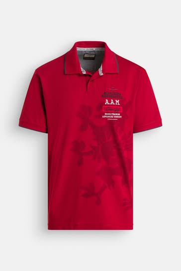 AERONAUTICA MILITARE Polo-Shirt rot