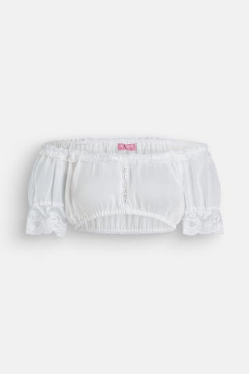 KRÜGER Dirndlbluse 'Soula' weiß