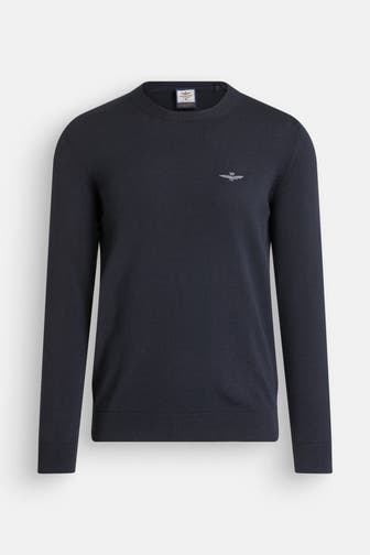 AERONAUTICA MILITARE Strickpullover nachtblau