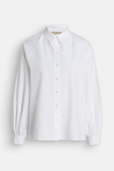 SMITH & SOUL Casual-Bluse 'Raglan' weiß