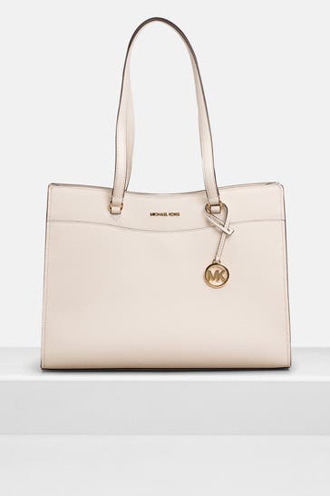 MICHAEL MICHAEL KORS Schultertasche 'Jet Set Travel' creme