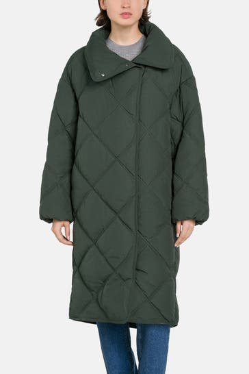 BLONDE NO. 8 Steppmantel 'Faye' tannengrün