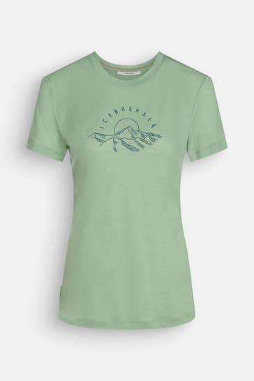 ICEBREAKER Funktionsshirt 'Tech Lite 150' hellgrün