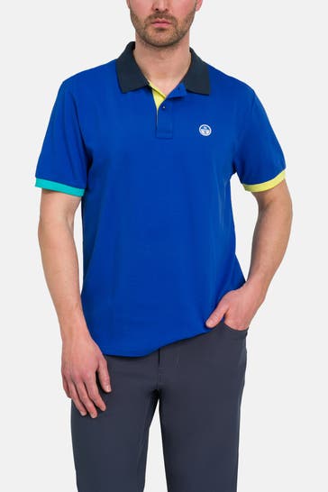 NORTH SAILS Polo-Shirt blau