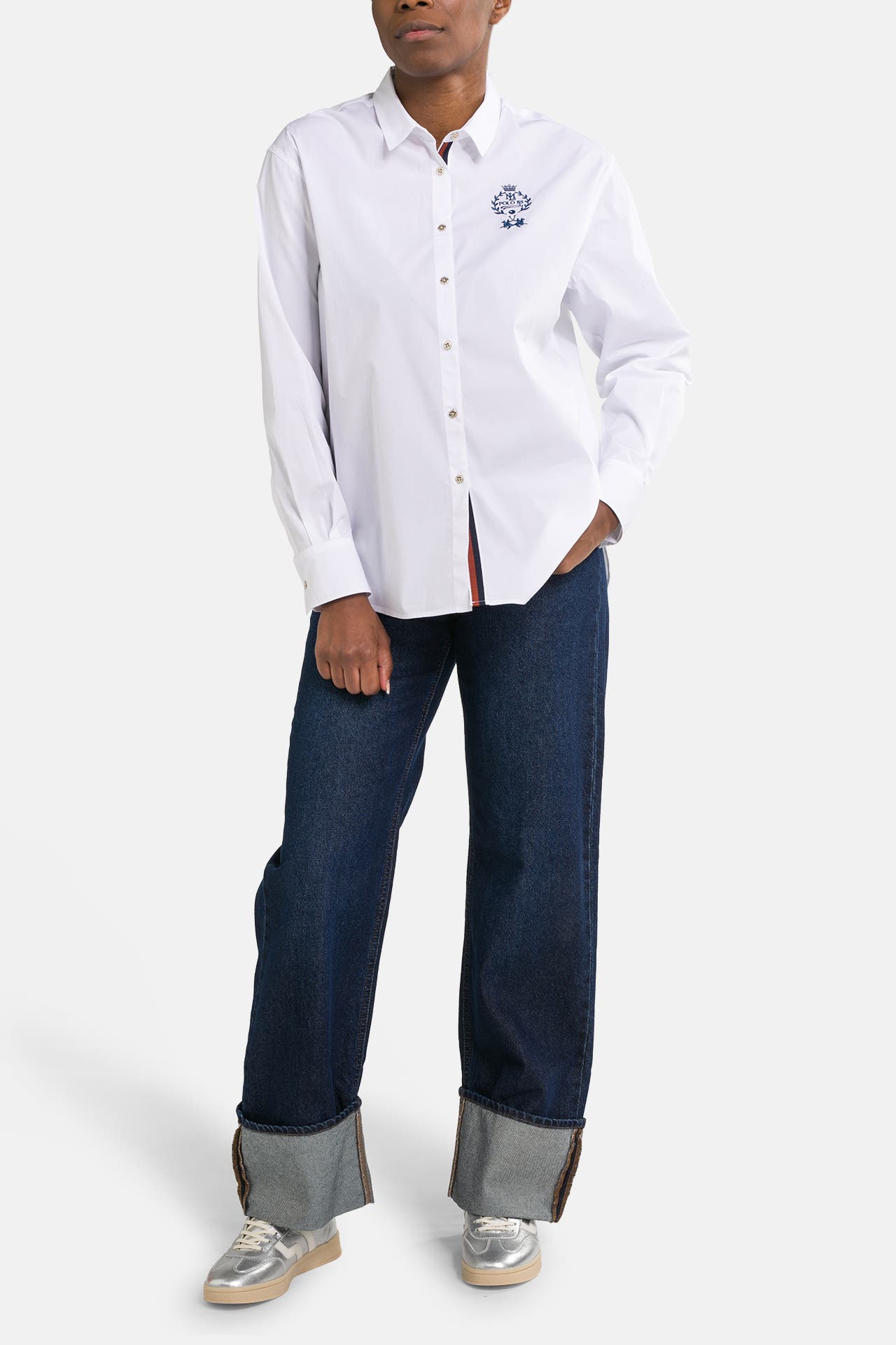 LA MARTINA Casual-Bluse 'Yarona' weiß, Bild 1