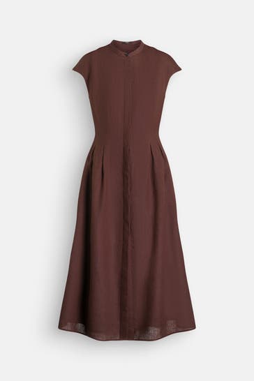 WINDSOR. Midikleid burgunder