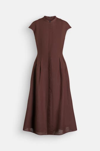 WINDSOR. Midikleid burgunder