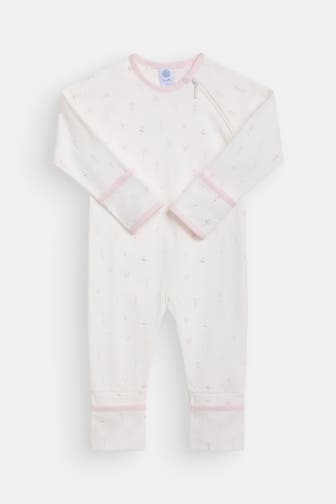 SANETTA Strampler gemustert