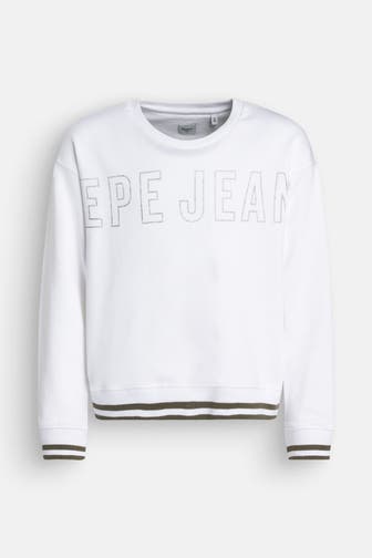 PEPE JEANS Sweatshirt 'Telisa' weiß