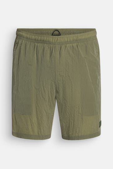 JOOP! Badeshorts 'White Beach' oliv