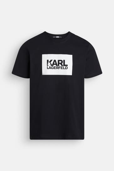 KARL LAGERFELD T-Shirt schwarz