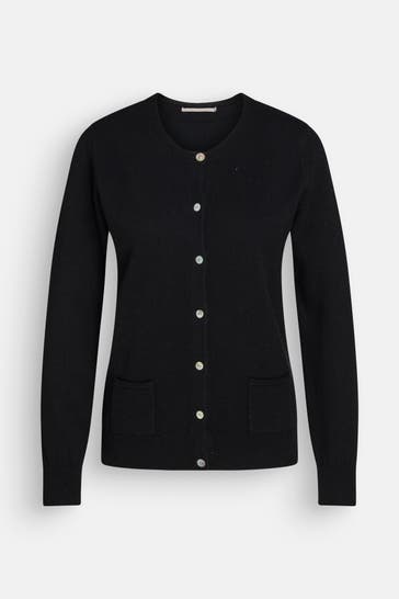 (THE MERCER) N.Y. Kaschmir-Strickjacke schwarz