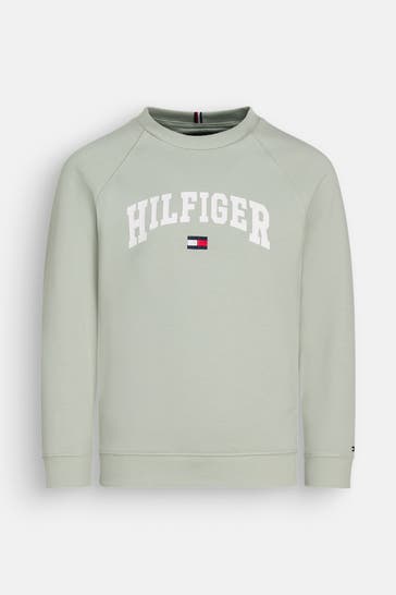 TOMMY HILFIGER Sweatshirt graugrün