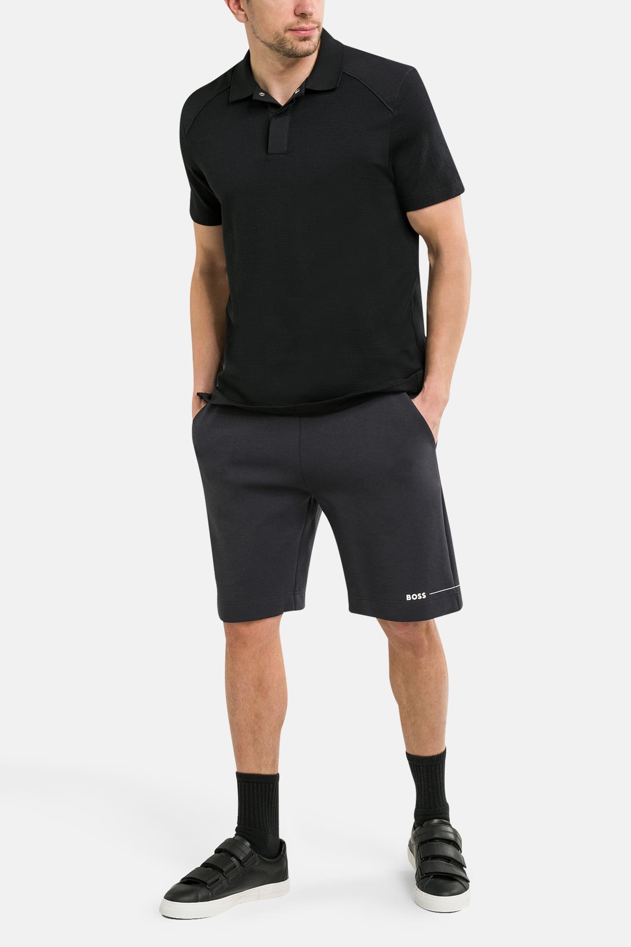 BOSS Polo-Shirt 'P-Parlay' schwarz, Bild 1