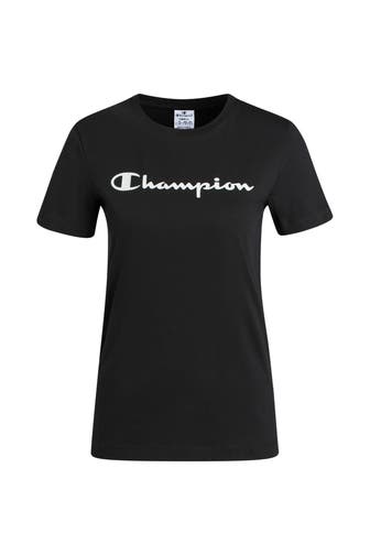 CHAMPION T-Shirt schwarz