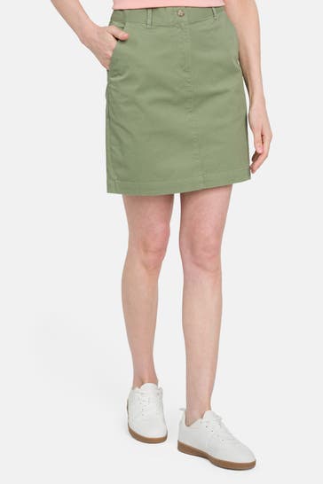 GANT Jeansrock grün