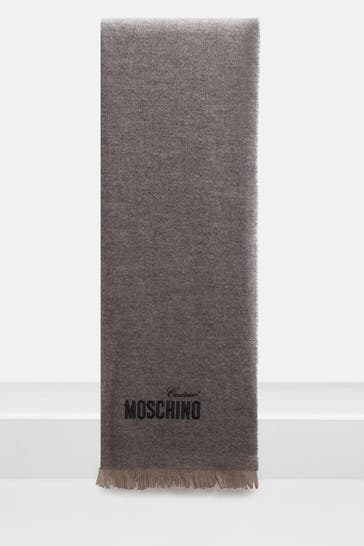 LOVE MOSCHINO Kaschmirschal grau