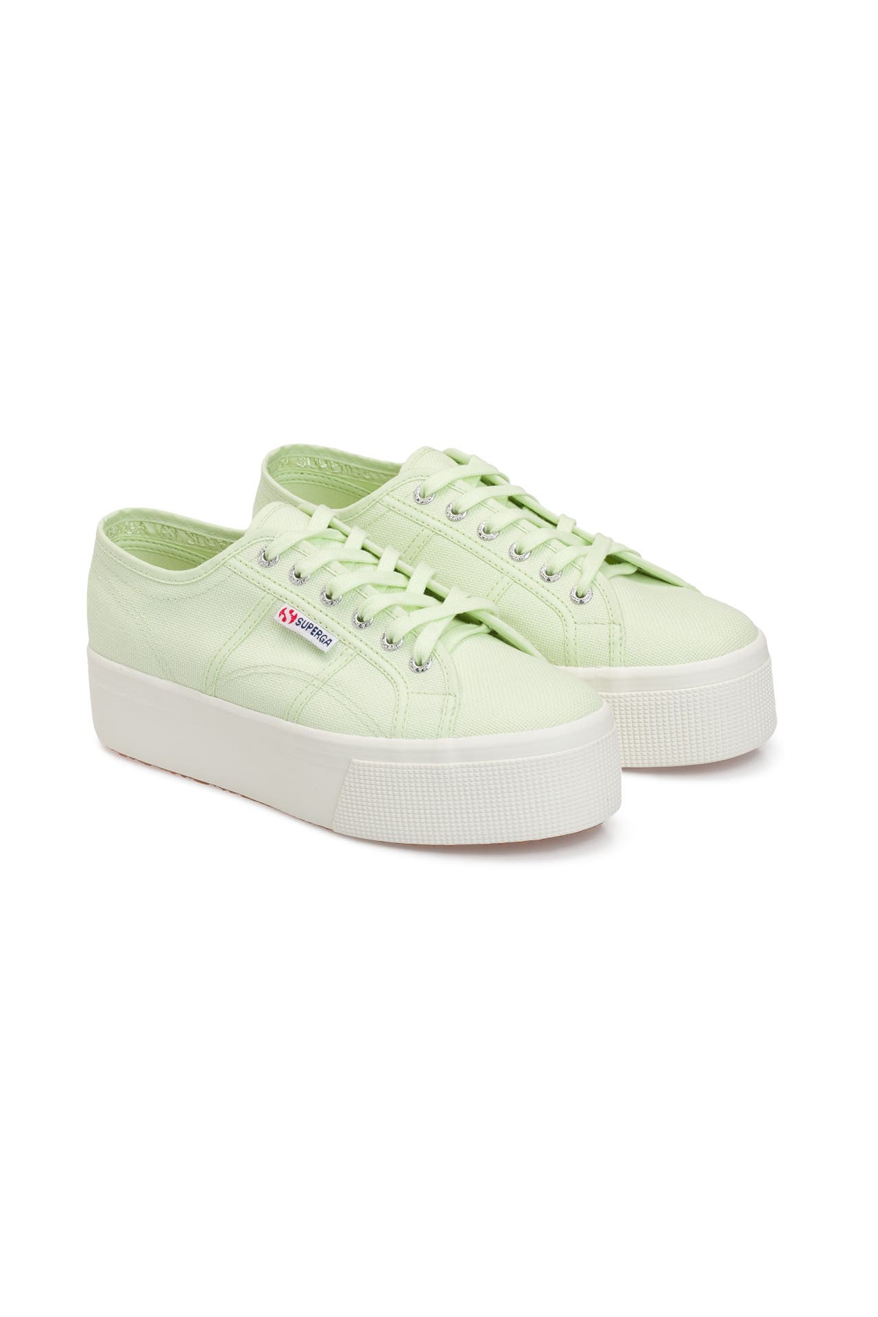 Superga sales weiss plateau