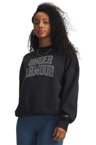 UNDER ARMOUR Sweatshirt schwarz