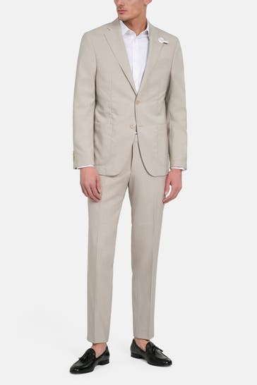 BALDESSARINI Schurwollmix-Anzug 'Surello/Massa' greige
