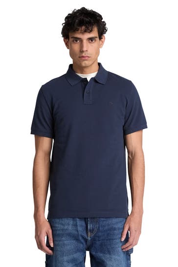 TIMBERLAND Polo-Shirt dunkelblau