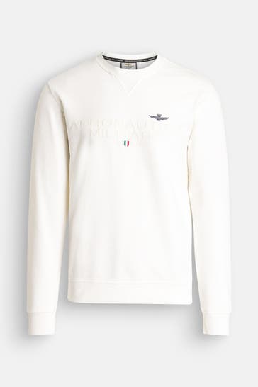 AERONAUTICA MILITARE Sweatshirt ecru